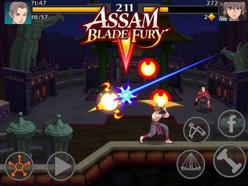 Intense combat in Assam Blade Fury Assam Blade Fury Gameplay Screenshot